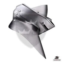 16th Century Bevor With Visor - 16 Gauge -Knight Equipment Store mh a0943 004