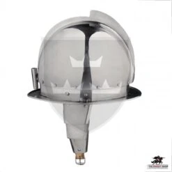 Pikeman’s Cabasset Helmet - 16 Gauge -Knight Equipment Store mh h0905 002 wm 2 1