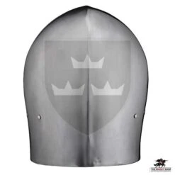 English Bascinet - 14 Gauge -Knight Equipment Store mh h0906 003