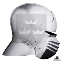 Late Transitional Sallet - 14 Gauge -Knight Equipment Store mh h0915 001