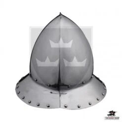 English Civil War Cabasset/Morion - 14 Gauge