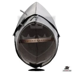 Armet With Gorget - 12 & 14 Gauge -Knight Equipment Store mh h0932 015 1