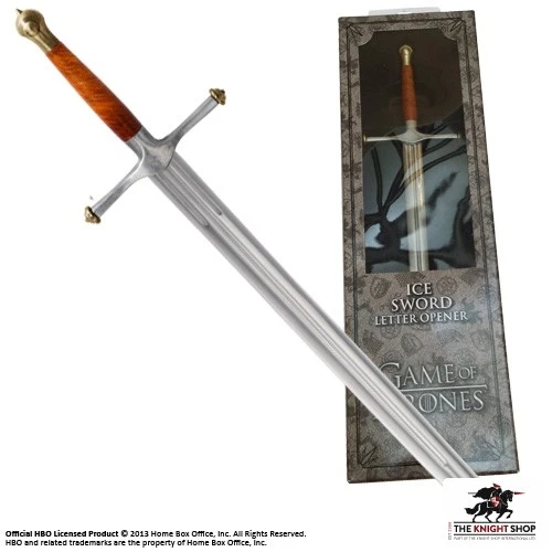 Noble Collection Game Of Thrones Ned Stark’s Ice Letter Opener 2 Noble Collection Game Of Thrones Ned Stark’s Ice Letter Opener - Image 2