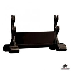 Double Sword Display Stand - Black Lacquer