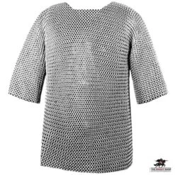 Chainmail Haubergeon - Dome Riveted - 64" Chest