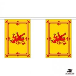 Lion Rampant Of Scotland Bunting - 9 Metre