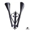 Medieval Double Torch Wall Mount