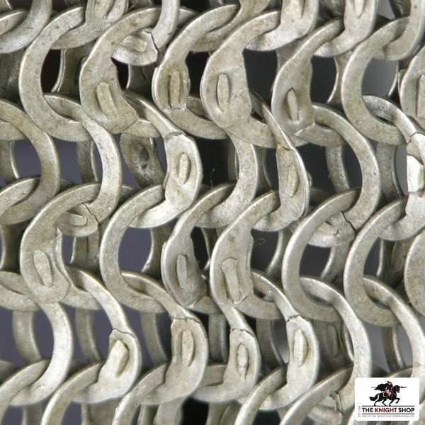 Chainmail Hauberk - Wedge Riveted - Flat Ring - 50" Chest 2 Chainmail Hauberk - Wedge Riveted - Flat Ring - 50" Chest - Image 2