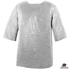 Chainmail Haubergeon - Butted - Zinc Plated - 44" Chest